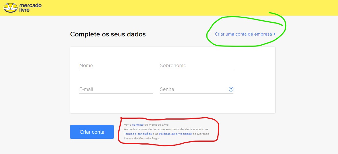 criar conta pessoa fisica