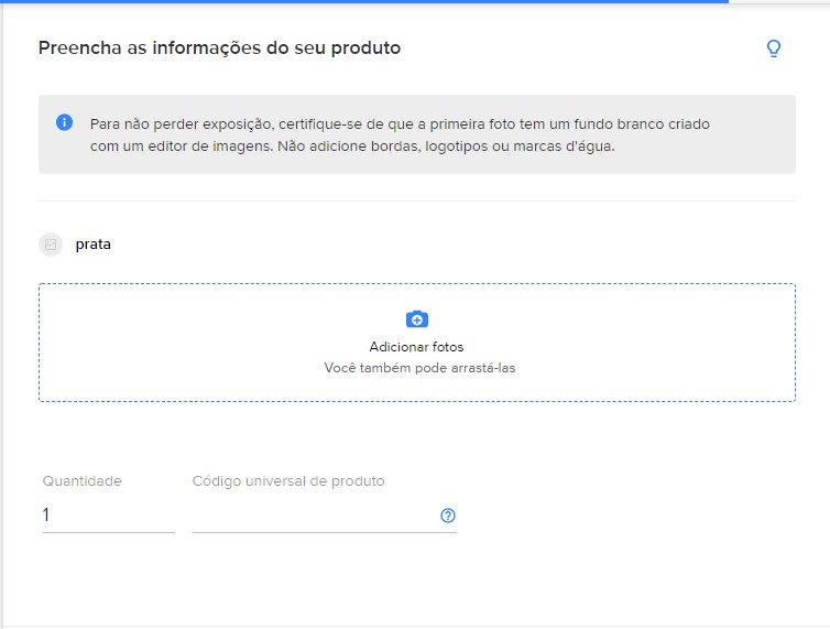 Imagem quantidade e ean