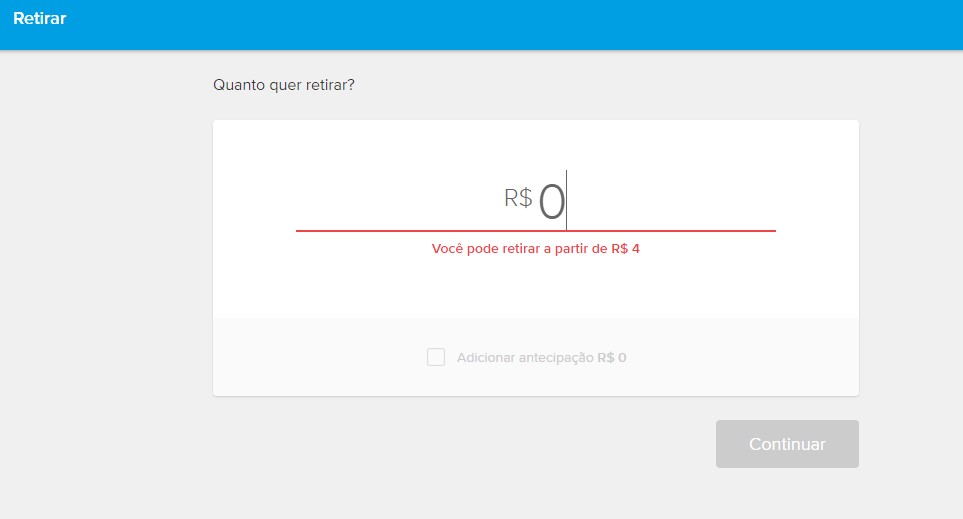 retirar dinheiro de dentro do mercado pago